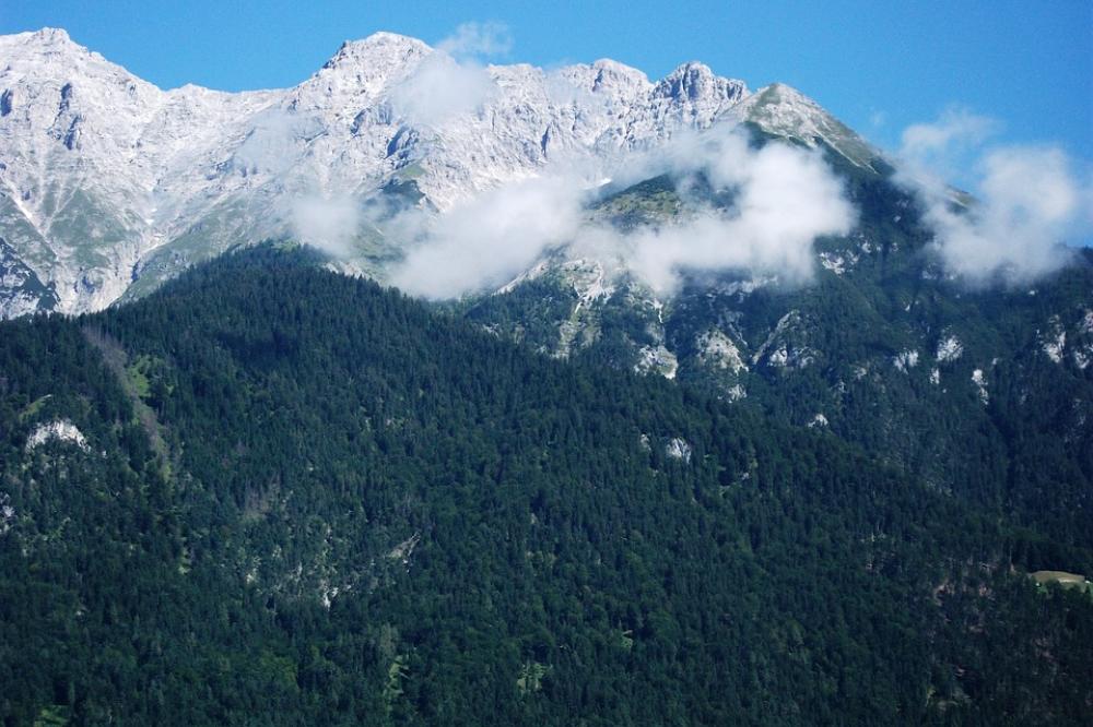 Mountain Rock Ridge Hiking Forest Landscape Steep Mountain Rock Ridge Hiking Forest Landscape Steep