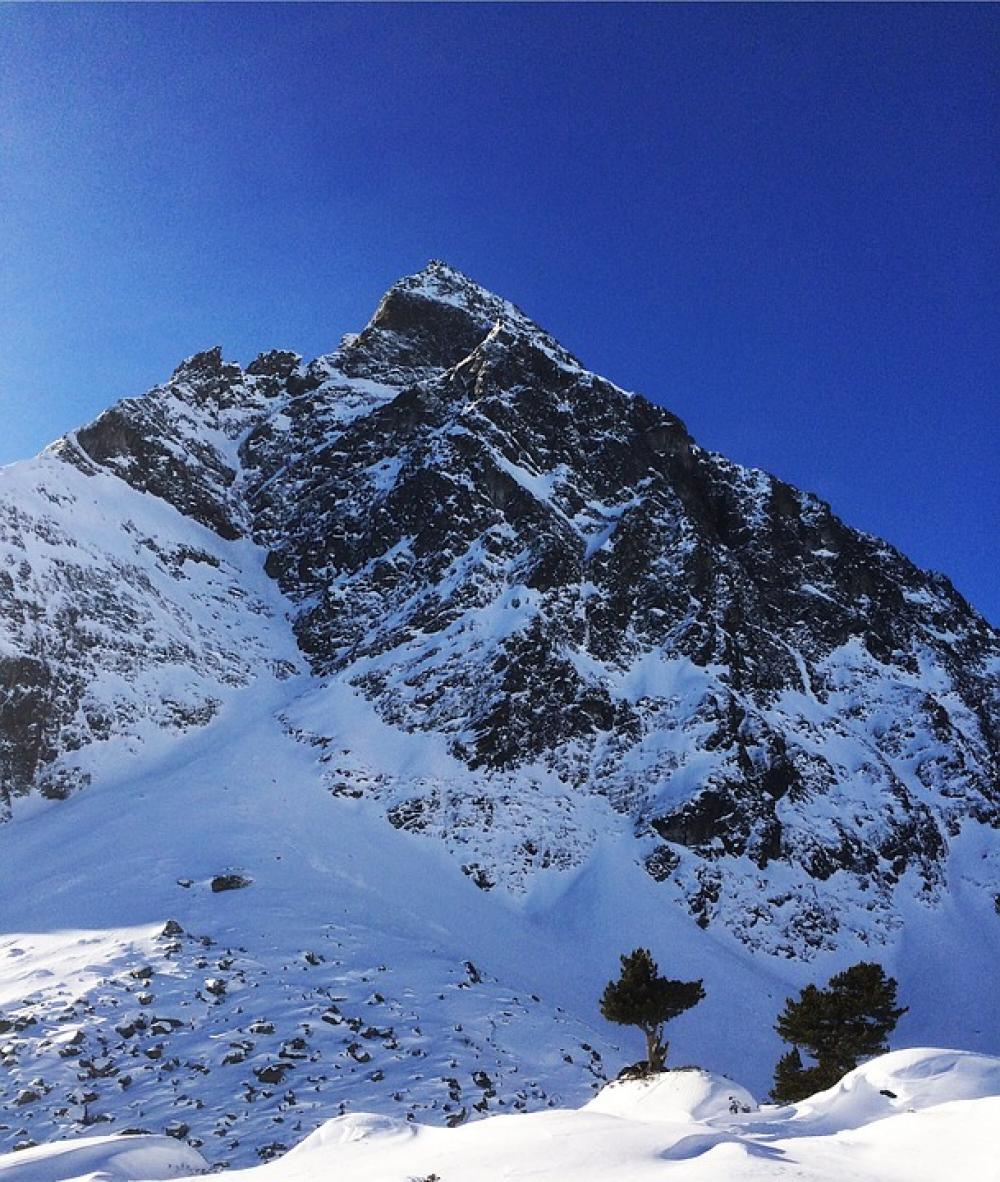 Mountain Montafon Silvretta Austria Winter Mountain Montafon Silvretta Austria Winter