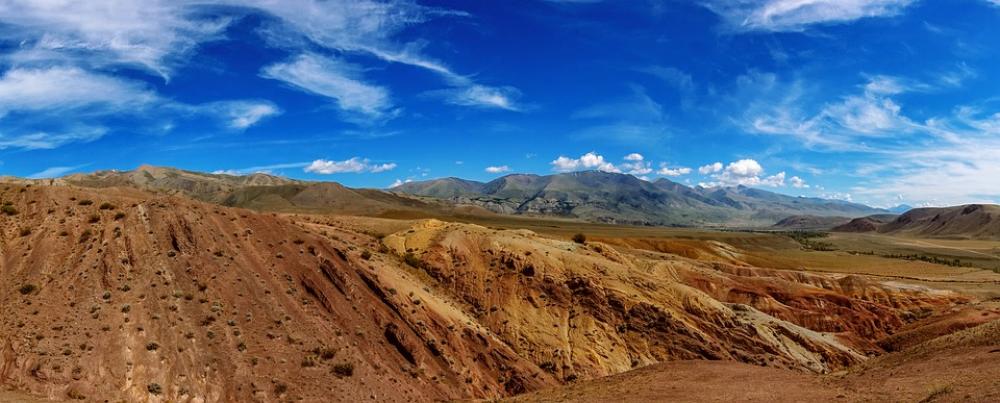 Mountains Blue Sky Clouds Nature Landscape Mountains Blue Sky Clouds Nature Landscape