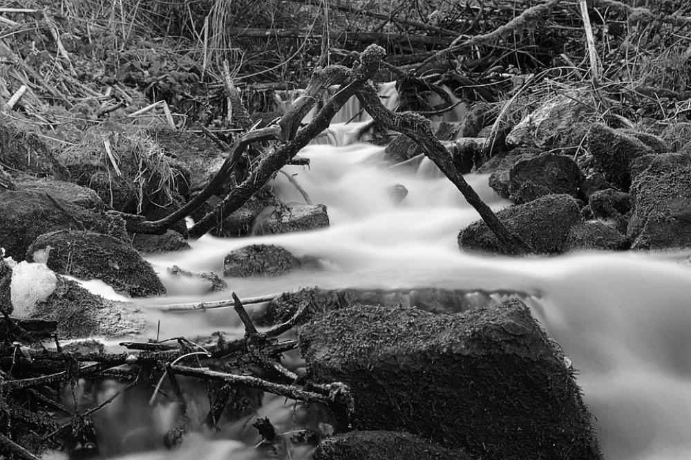 Nature Water Waterfall Black And White Wet Autumn Nature Water Waterfall Black And White Wet Autumn