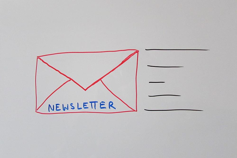 Newsletter Email Electronic Mail Advertising Sketch Newsletter Email Electronic Mail Advertising Sketch