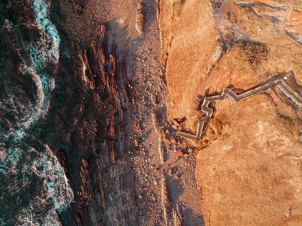 Ocean Sea Water Cliff Beach Ocean Sea Water Cliff Beach