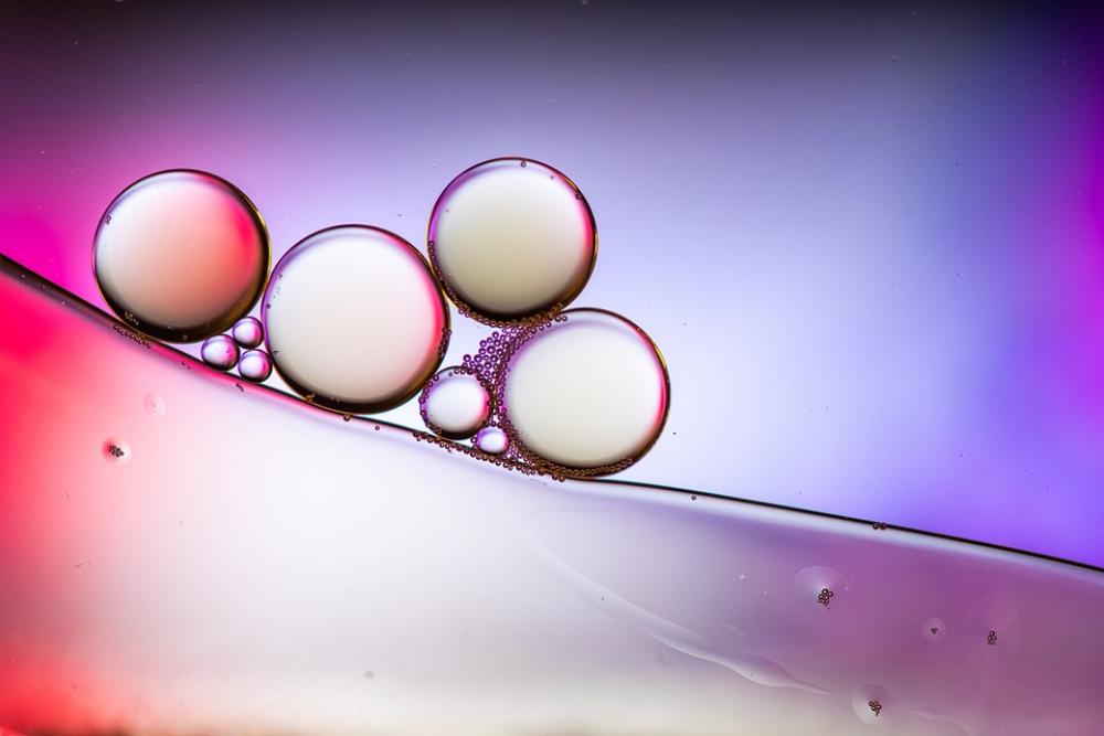 Oil In Water Oil Water Abstract Macro Close Up Oil In Water Oil Water Abstract Macro Close Up