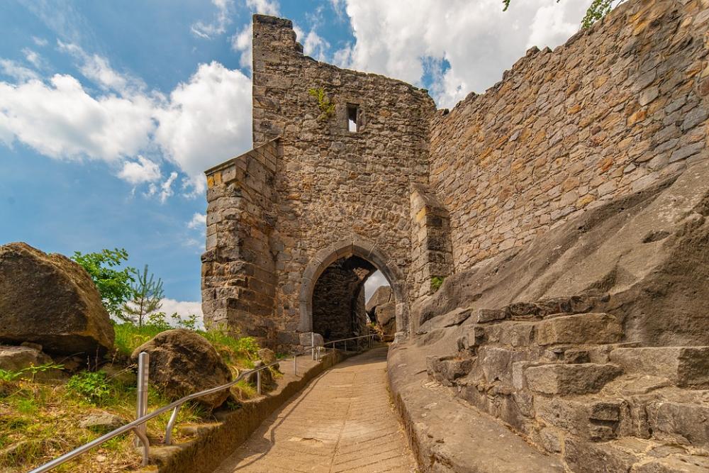 Oybin Saxony Landscape Elbe Sandstone Mountains Oybin Saxony Landscape Elbe Sandstone Mountains