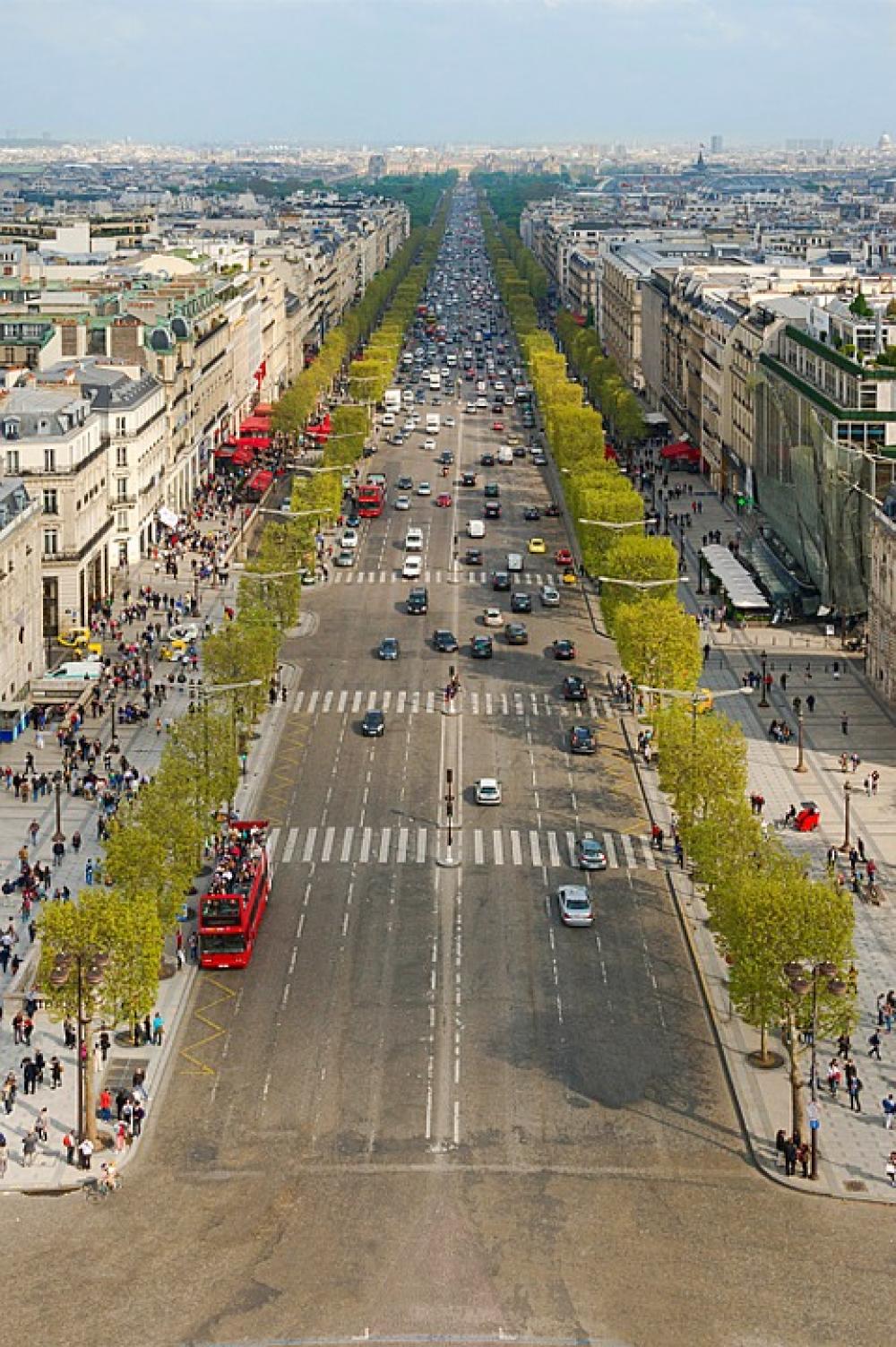 Paris City France Panorama The Centre Of Buildings Paris City France Panorama The Centre Of Buildings