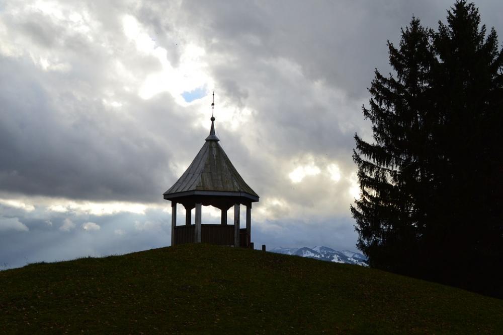 Pavilion Clouds Hill Mountain Allgäu Pavilion Clouds Hill Mountain Allgäu