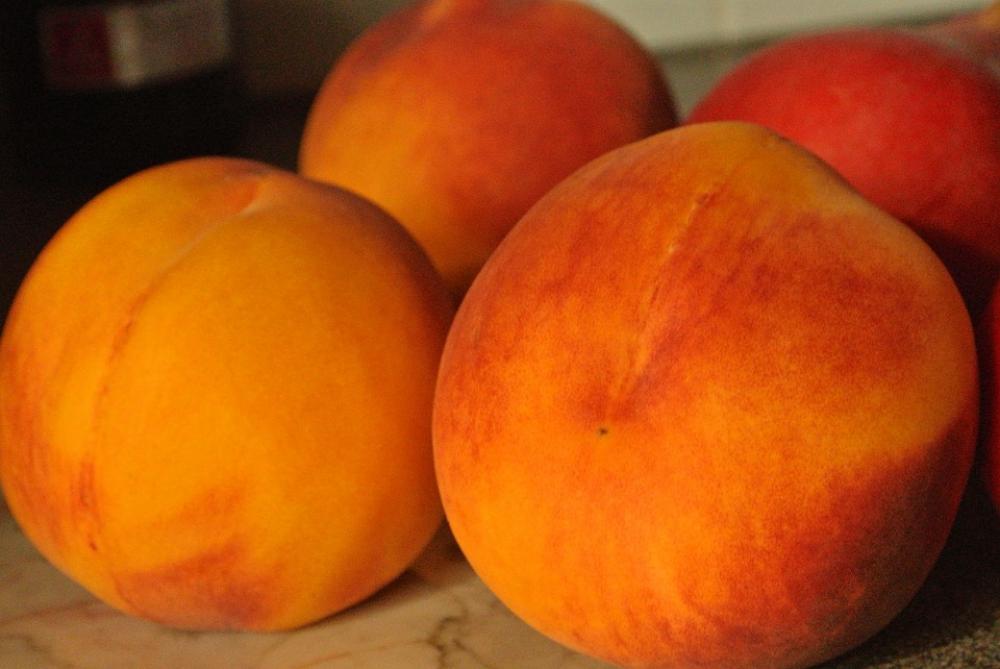 Peaches Orange Fruit Healthy Sweet Ripe Fresh Peaches Orange Fruit Healthy Sweet Ripe Fresh