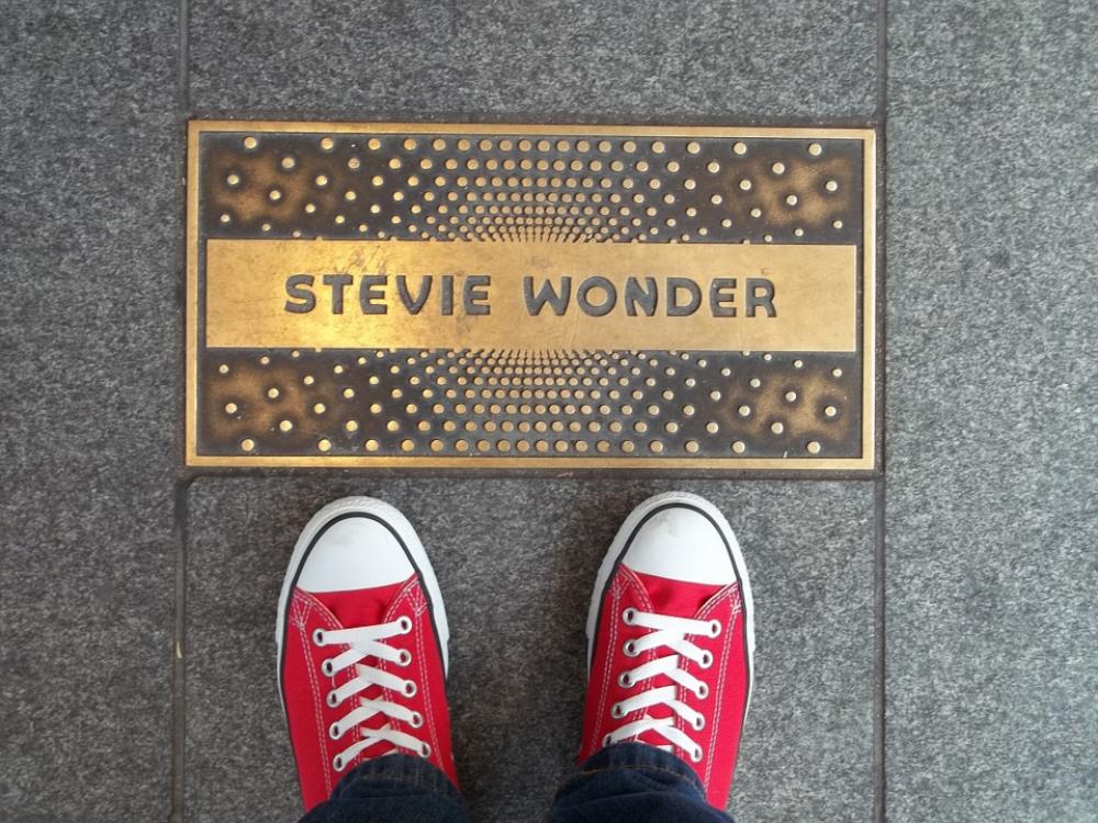 Plaque Apollo Theater Shoes Singer Stevie Wonder Plaque Apollo Theater Shoes Singer Stevie Wonder