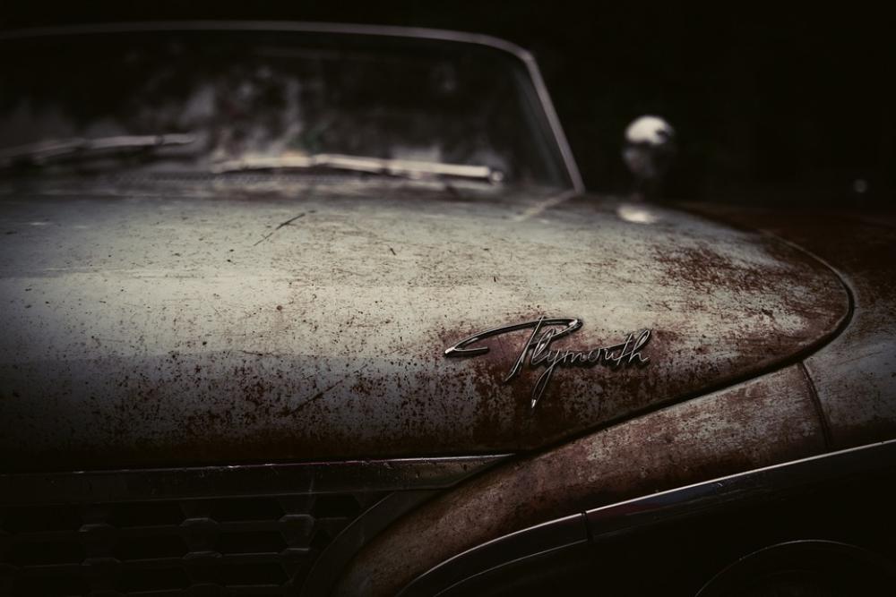 Plymouth Oldtimer Rusty Label Brand Manufacturer Plymouth Oldtimer Rusty Label Brand Manufacturer