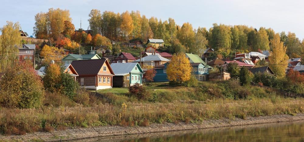 Plyos Volga Village Autumn Plyos Volga Village Autumn