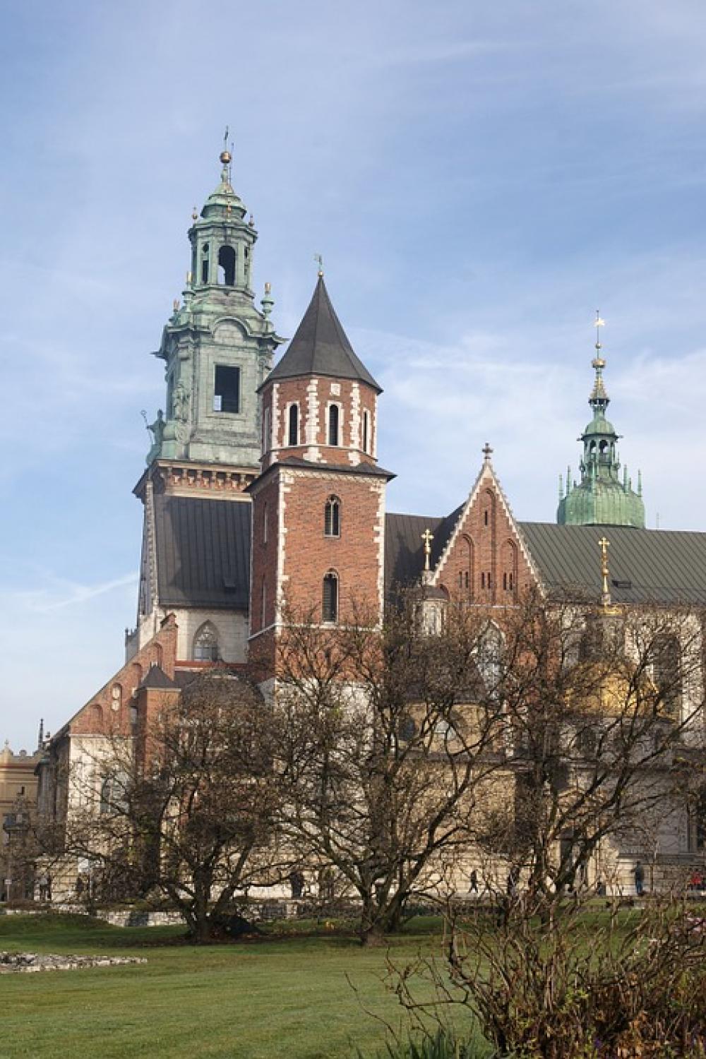Poland Kraków Wawel Tower The Old Town Church Poland Kraków Wawel Tower The Old Town Church