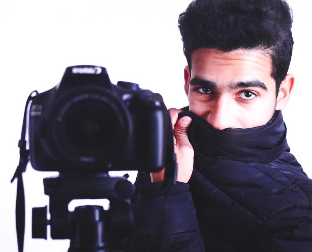 Portrait Camera Photographer Boy Camera Man Artist Portrait Camera Photographer Boy Camera Man Artist