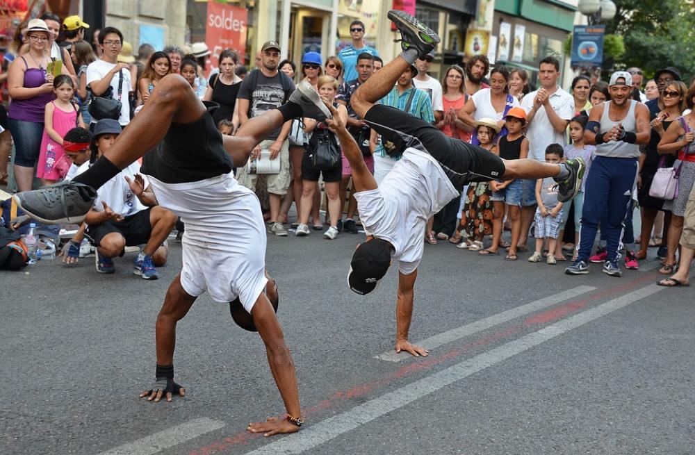 Rappers Street Dance Performance Style Young People Rappers Street Dance Performance Style Young People