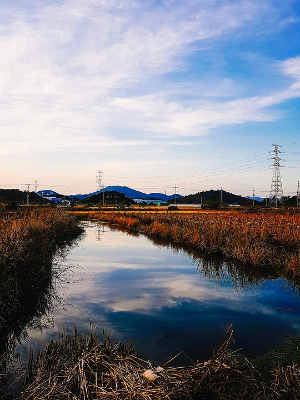 Reflections Autumn Sky Lake Nature Water Reflections Autumn Sky Lake Nature Water