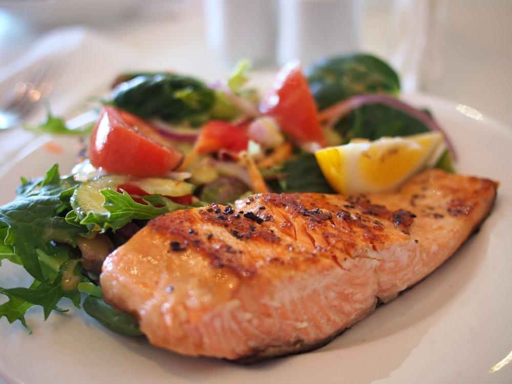 Salmon Dish Food Meal Fish Seafood Plate Salmon Dish Food Meal Fish Seafood Plate