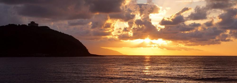 Sea Sunset Tuscany Promontory Baratti Sea Sunset Tuscany Promontory Baratti