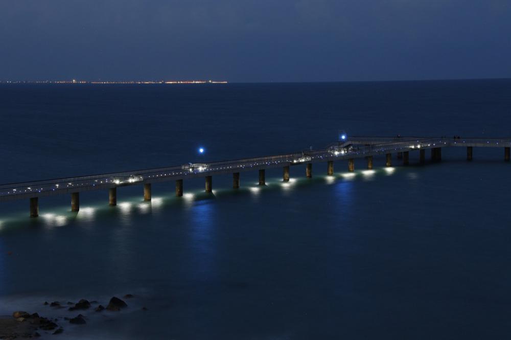 Sea Twilight Nature Lights Burgas Bulgaria Sea Twilight Nature Lights Burgas Bulgaria