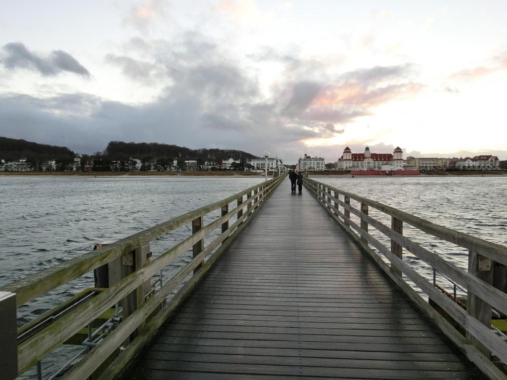 Sea Bridge Binz Rügen Baltic Sea Island Sea Bridge Binz Rügen Baltic Sea Island