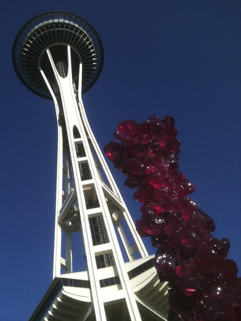 Seattle Space Needle Landmark Washington Skyline Seattle Space Needle Landmark Washington Skyline