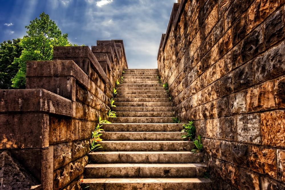 Stairs Stone Gradually Stone Stairway Staircase Stairs Stone Gradually Stone Stairway Staircase