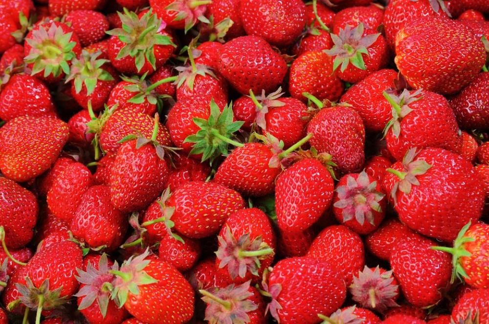 Strawberries Berries Fruit Freshness Nature Ripe Strawberries Berries Fruit Freshness Nature Ripe