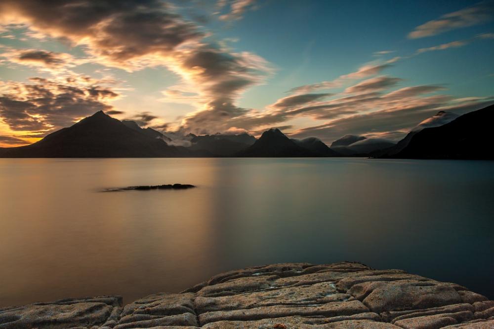 Sunset Clouds Lake Rest Sunny Twilight Meditation Sunset Clouds Lake Rest Sunny Twilight Meditation