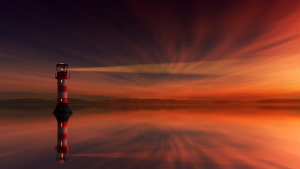Sunset Lighthouse Dawn Dusk Sky Abendstimmung Sunset Lighthouse Dawn Dusk Sky Abendstimmung