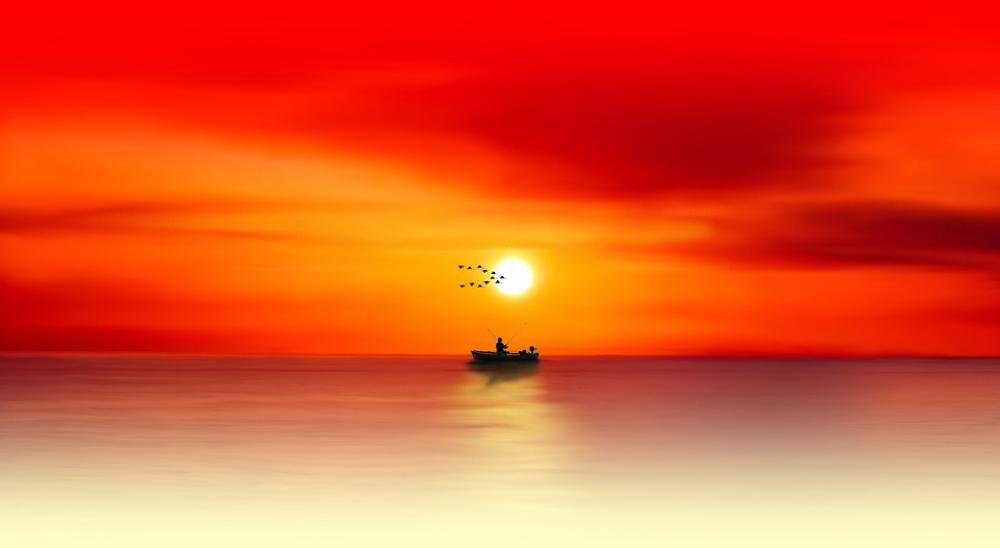 Sunset Dawn Sun Dusk Evening Waters Sea Sunset Dawn Sun Dusk Evening Waters Sea