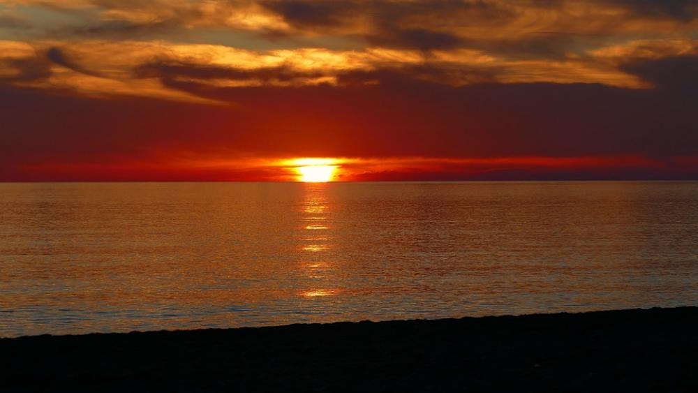 Sunset Mediterranean Sky Water Beach Dusk Coast Sunset Mediterranean Sky Water Beach Dusk Coast