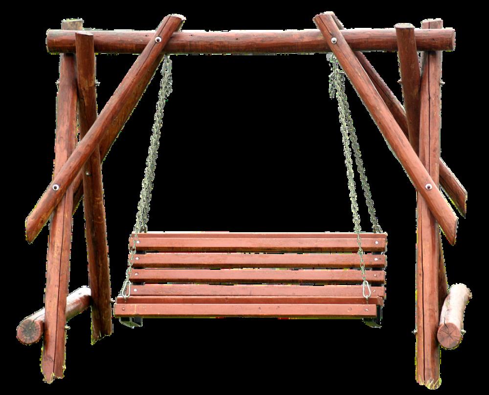 Swing Wood Isolated Playground Play Nature Summer Swing Wood Isolated Playground Play Nature Summer
