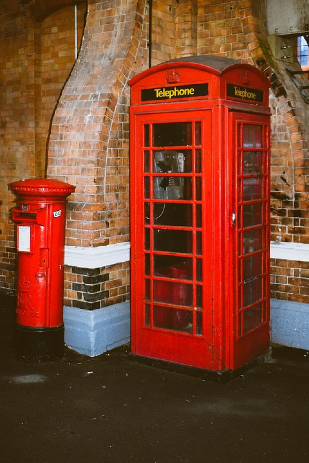 Telephone Booth Post Box Red Mailbox Telephone Telephone Booth Post Box Red Mailbox Telephone