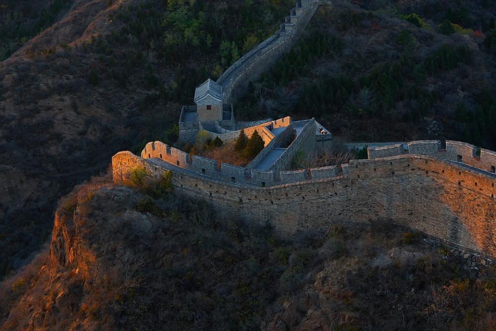The Great Wall The Scenery Sunset The Great Wall The Scenery Sunset