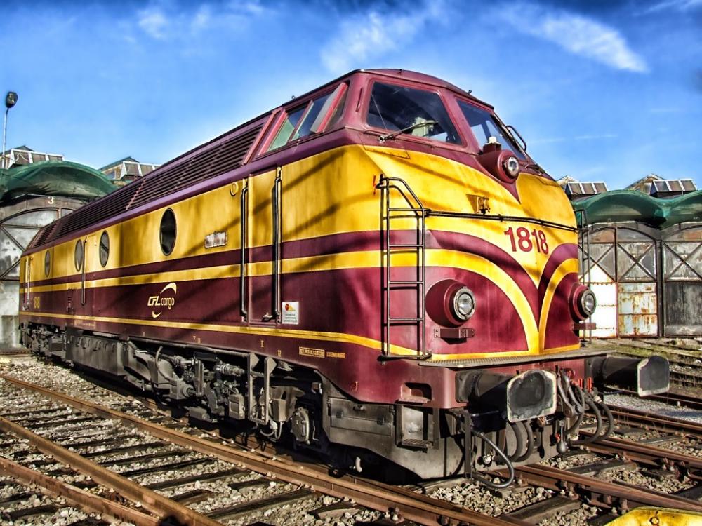 Train Locomotive Luxembourg Railroad Railway Train Locomotive Luxembourg Railroad Railway