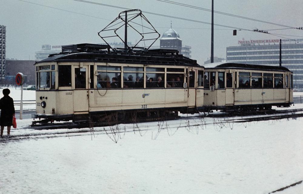 Tram Chemnitz 1975 Historically Old Tram Chemnitz 1975 Historically Old