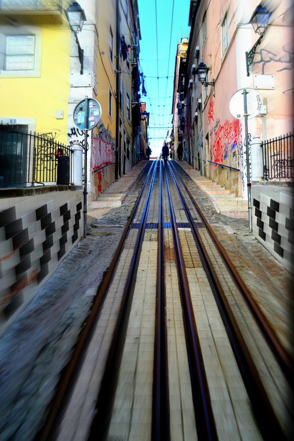 Tram Line Lisbon Travel Tram Historic Track Tram Line Lisbon Travel Tram Historic Track