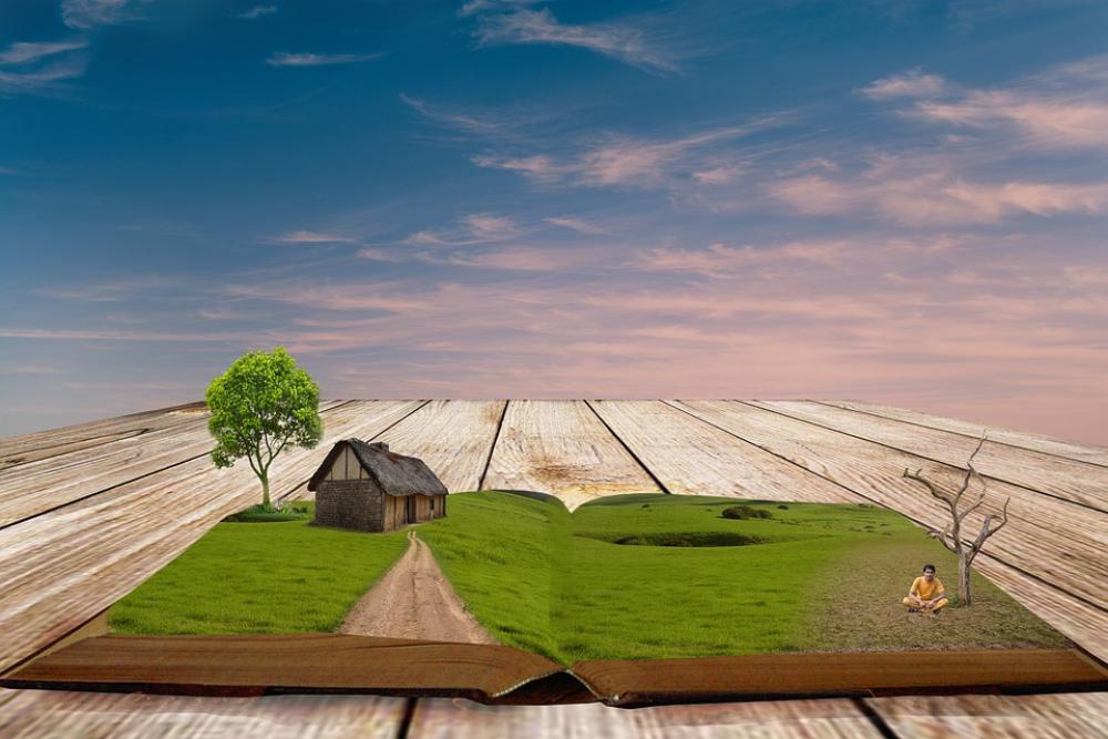 Tree Nature Houses Creative Book Story Book Tree Nature Houses Creative Book Story Book