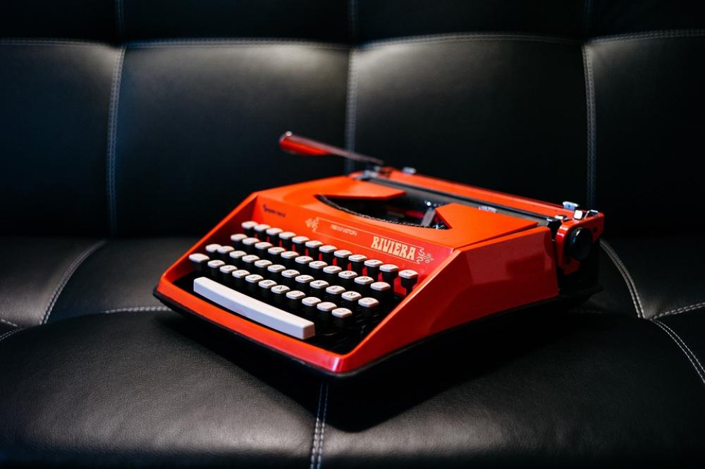 Typewriter Keys Write Vintage Old Orange Riviera Typewriter Keys Write Vintage Old Orange Riviera