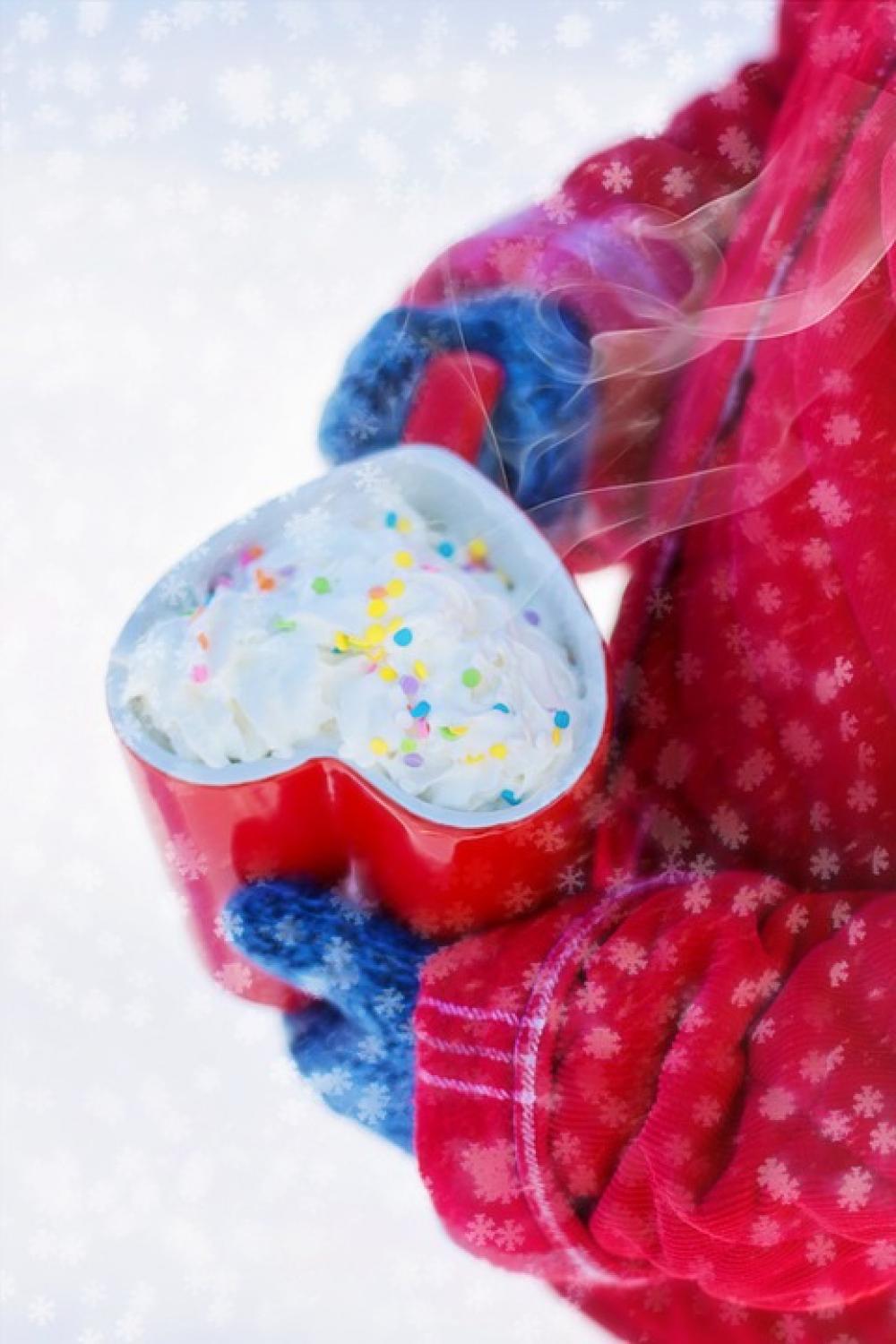 Valentine'S Day Hot Chocolate Heart Winter Mug Valentine'S Day Hot Chocolate Heart Winter Mug