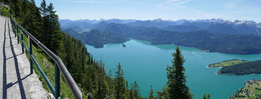 Walchensee Lake Water Alpine Blue Walchensee Lake Water Alpine Blue