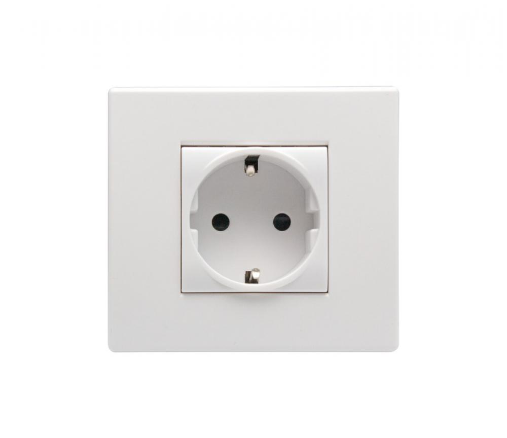 Wall Plug European Plug Jack White Wall Plug European Plug Jack White