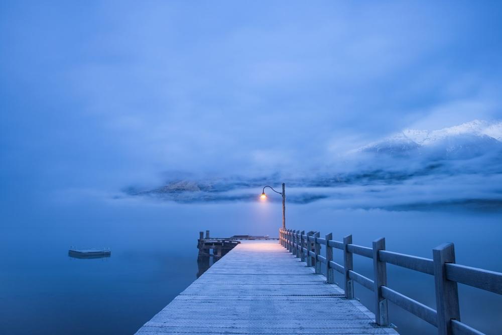 Water Jetty Ocean Pier Sea Beach Foggy Misty Water Jetty Ocean Pier Sea Beach Foggy Misty