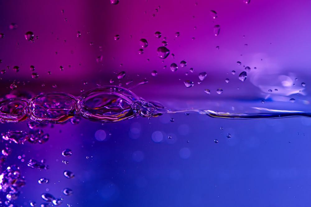 Water Surface Air Bubbles Macro Water Bubble Water Surface Air Bubbles Macro Water Bubble