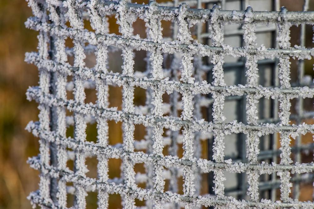 Winter Ice Grid Crystals Winter Ice Grid Crystals