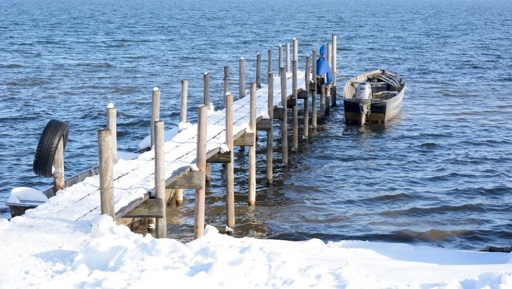 Winter Water Boat Web Jetty Lake Cold Icy Pier Winter Water Boat Web Jetty Lake Cold Icy Pier