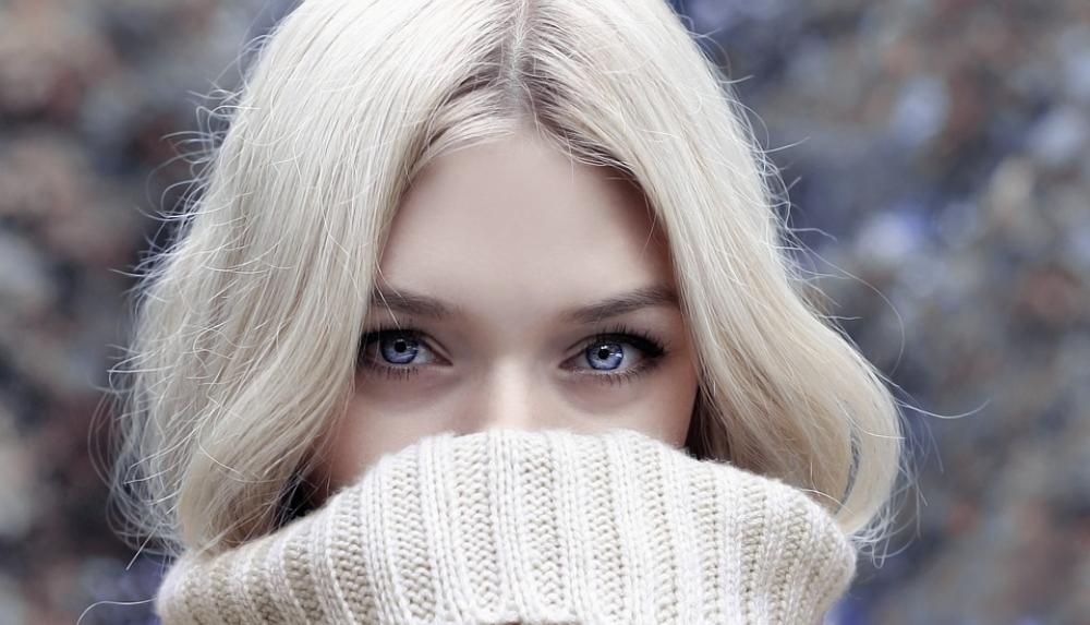 Winters Woman Look Blond Beautiful Woman Beauty Winters Woman Look Blond Beautiful Woman Beauty