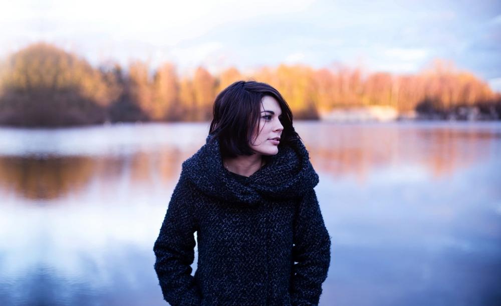Woman Autumn Model Fashion Sweater Coat Nature Woman Autumn Model Fashion Sweater Coat Nature