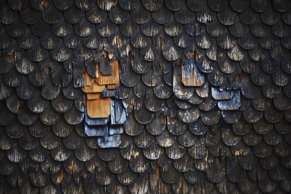Wood Tiles Lining Wall Wood Tiles Lining Wall