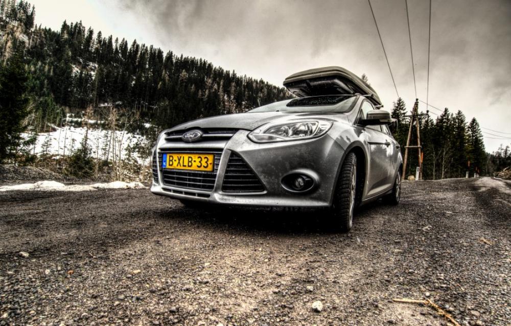 The car on holidays The car on holidays