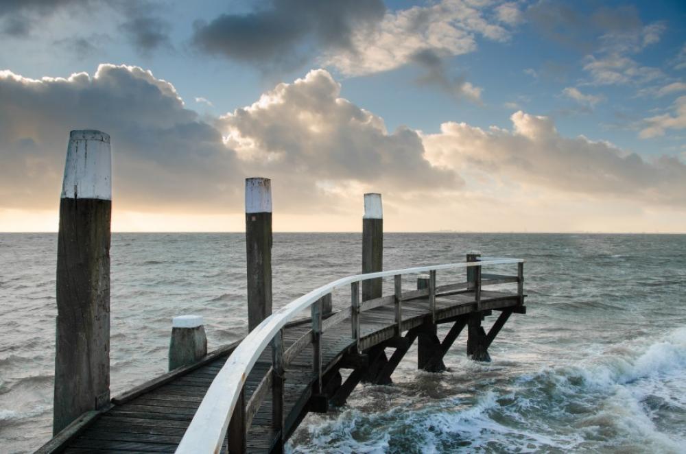 Pier in Texel Pier in Texel