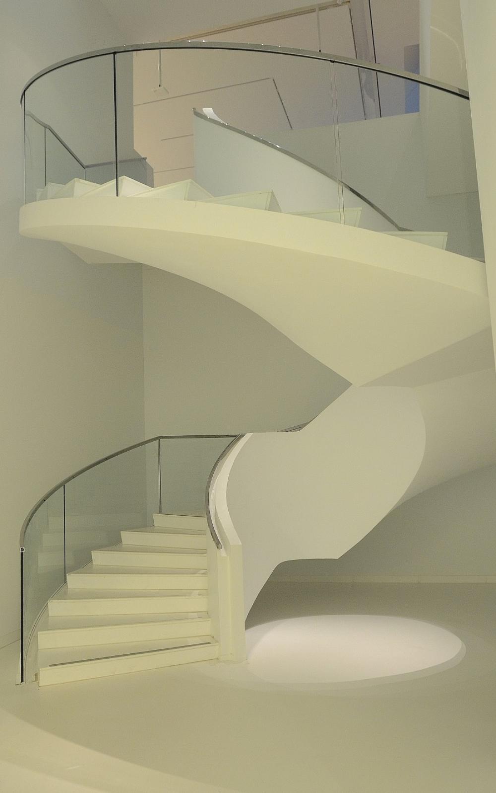 White staircase White staircase